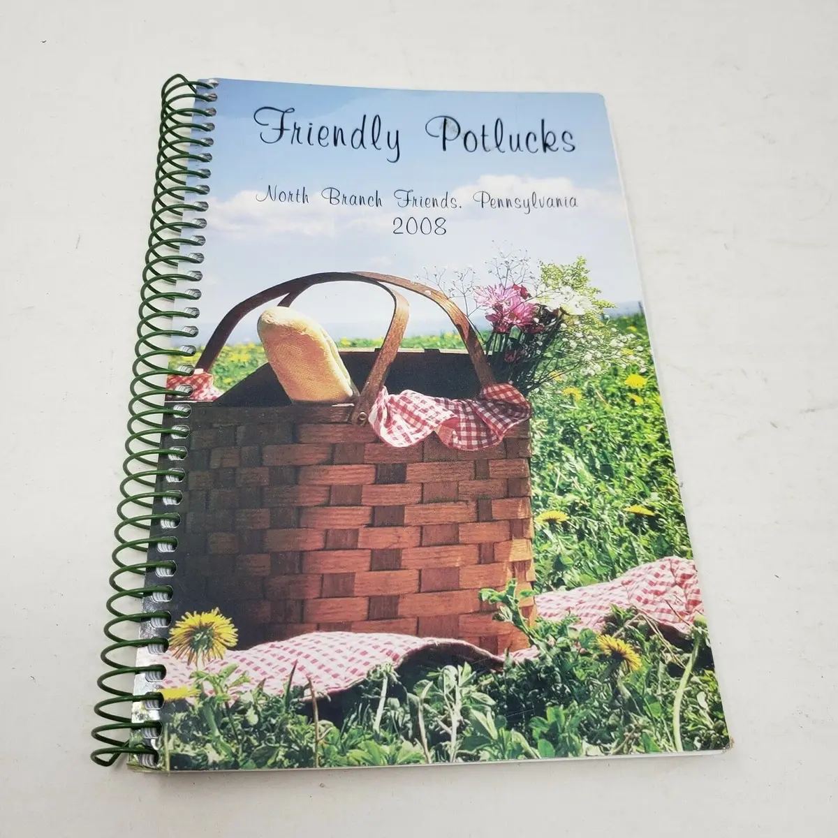 Friendly Potlucks Home Cooking Older Cookbook Favorite Recipes 2008 Book 1