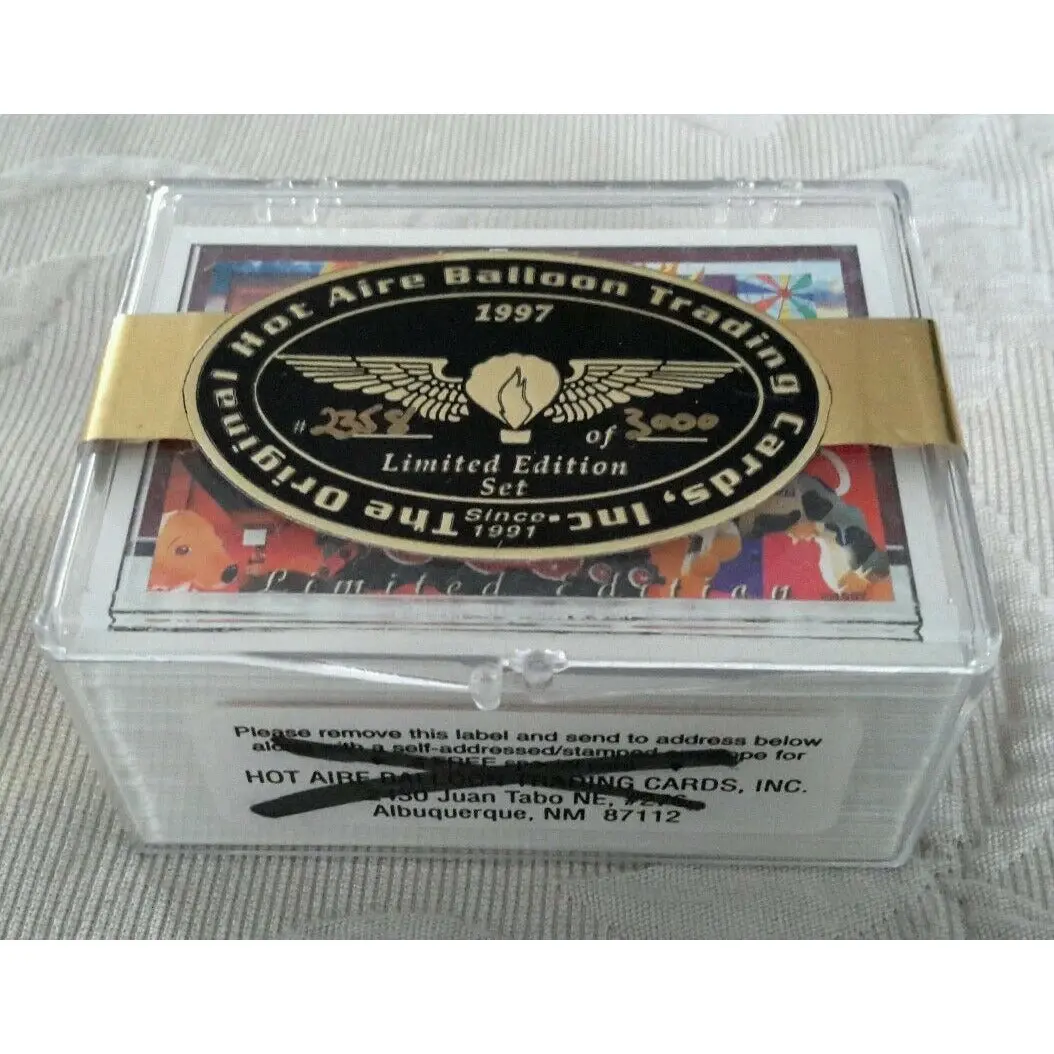 1997 The Original Hot Aire Balloon Trading Cards Limited Edition Numbered Air 1