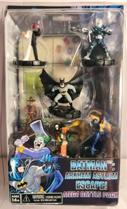 Neca - Dc Heroclix: Classics - Batman: Arkham Asylum Escape! Mega Battle Pack - 6 Mini-Figs Wzk70126 Low Stock 1