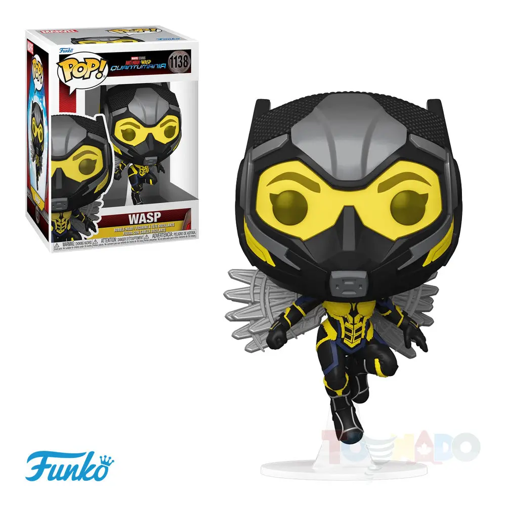 Funko Pop! Marvel #1138 - Ant-Man And The Wasp: Quantumania - Wasp Vinyl Figure (70491) Low Stock 1