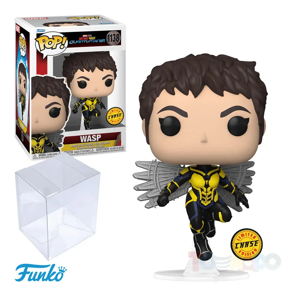 Funko Pop! Marvel #1138 Ant-Man And The Wasp: Quantumania - Wasp Limited Edition Chase Vinyl (70491) Low Stock 1