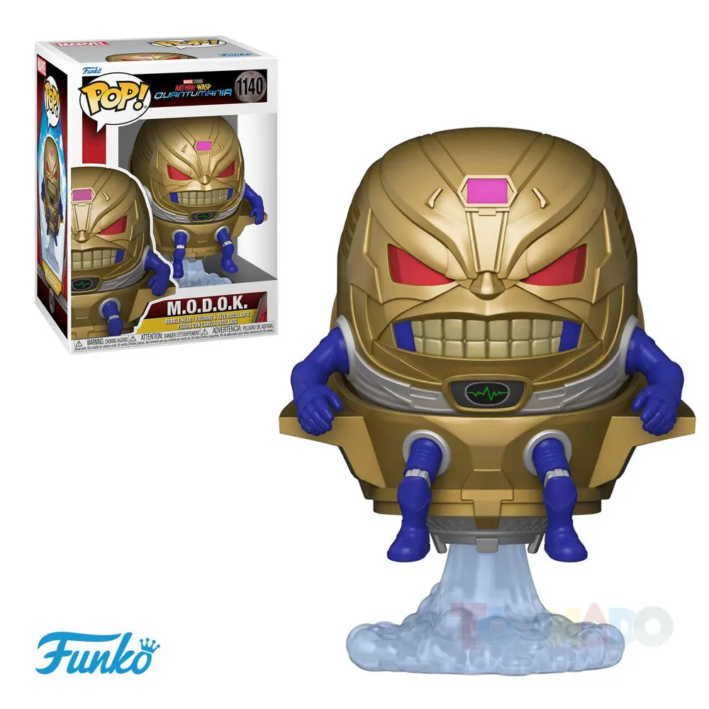 Funko Pop! Marvel #1140 - Ant-Man And The Wasp: Quantumania - M.O.D.O.K. Vinyl Figure (70493) Low Stock 1