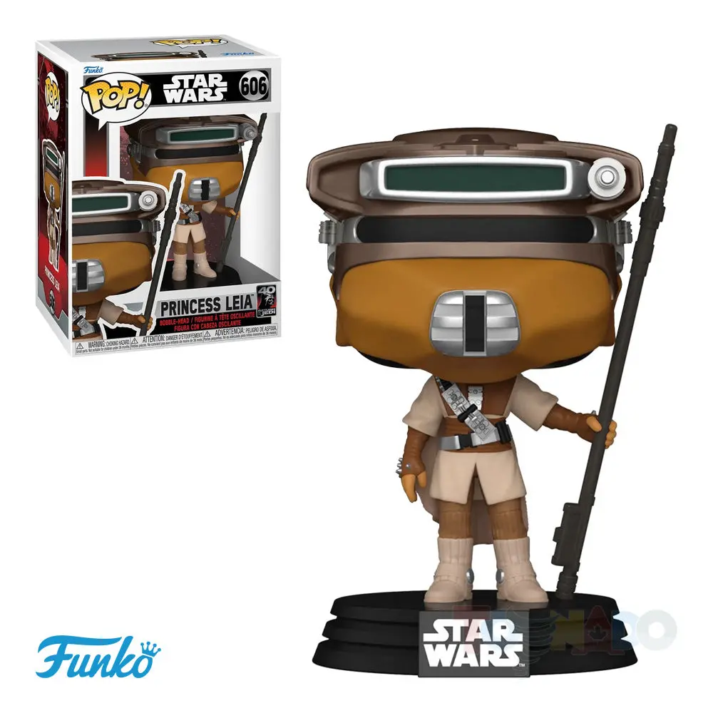 Funko Pop! Star Wars #606 - Return Of The Jedi (40Th) - Leia (Boushh) Vinyl Figure (70748) Last One! 1