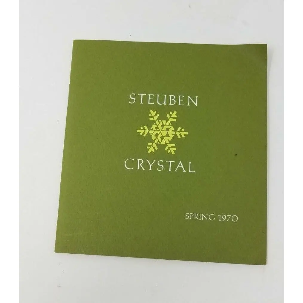 Steuben Crystal Spring 1970 Catalog Photos Pictures Advertisement Pricing Prices 1