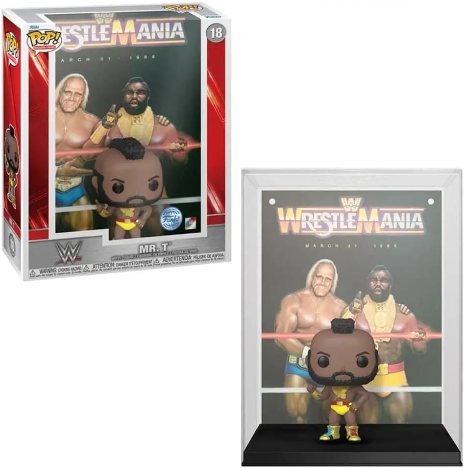 Funko Pop! Wwe Covers #2 - Wrestlemania - Mr. T Exclusive Vinyl Figure (71142) Low Stock 1
