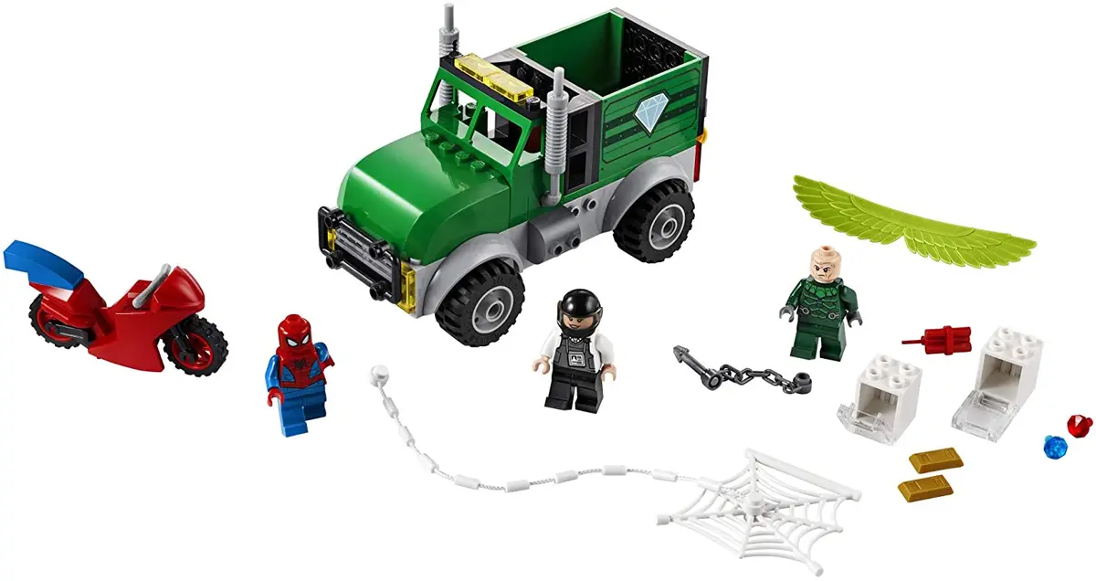 Lego Marvel - Spider-Man - Vulture'S Trucker Robbery (76147) Retired Building Toy Low Stock 2