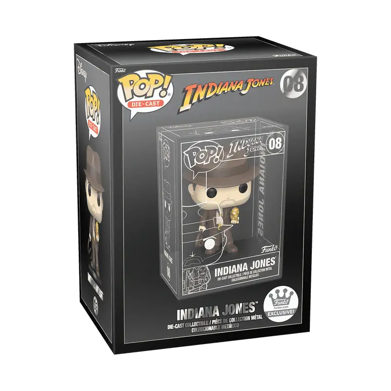 Funko Pop! Die-Cast #08 - Indiana Jones - Indiana Jones Exclusive Die-Cast Figure (71291) Last One! 1