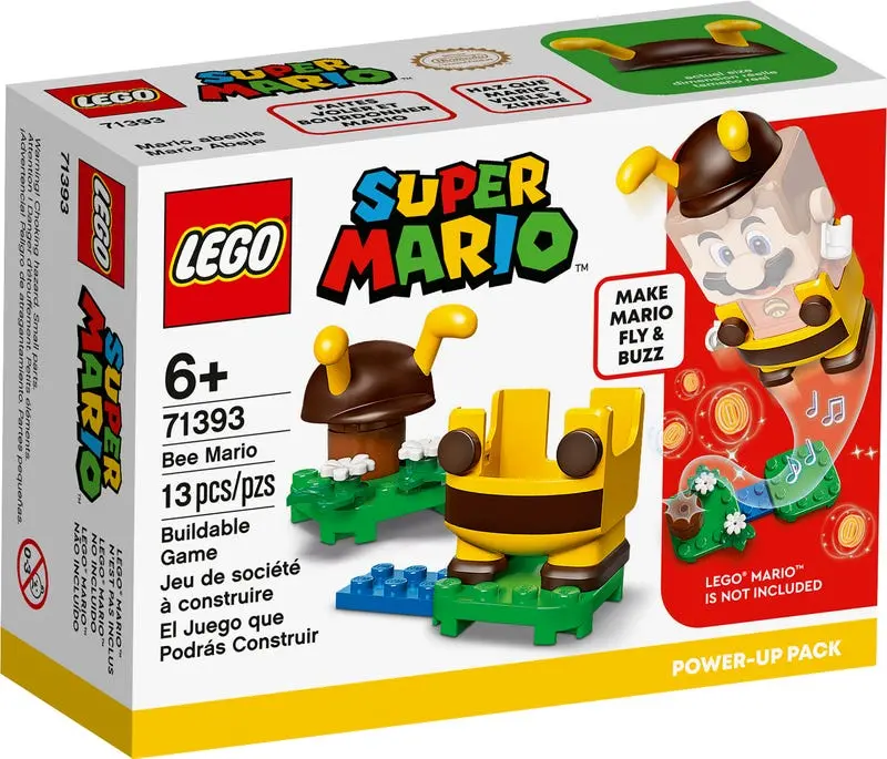 Lego Super Mario - Power-Up Pack - Bee Mario Retired Buildable Game (71393) Low Stock 1