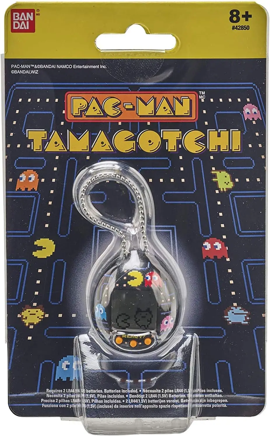 Pac-Man Tamagotchi Nano - Black (Ghost) Portable Electronic Toy (42852) 1