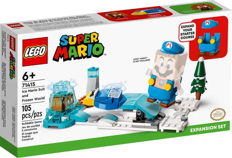 Lego Super Mario - Ice Mario Suit And Frozen World Expansion Set Buildable Game (71415) Low Stock 1