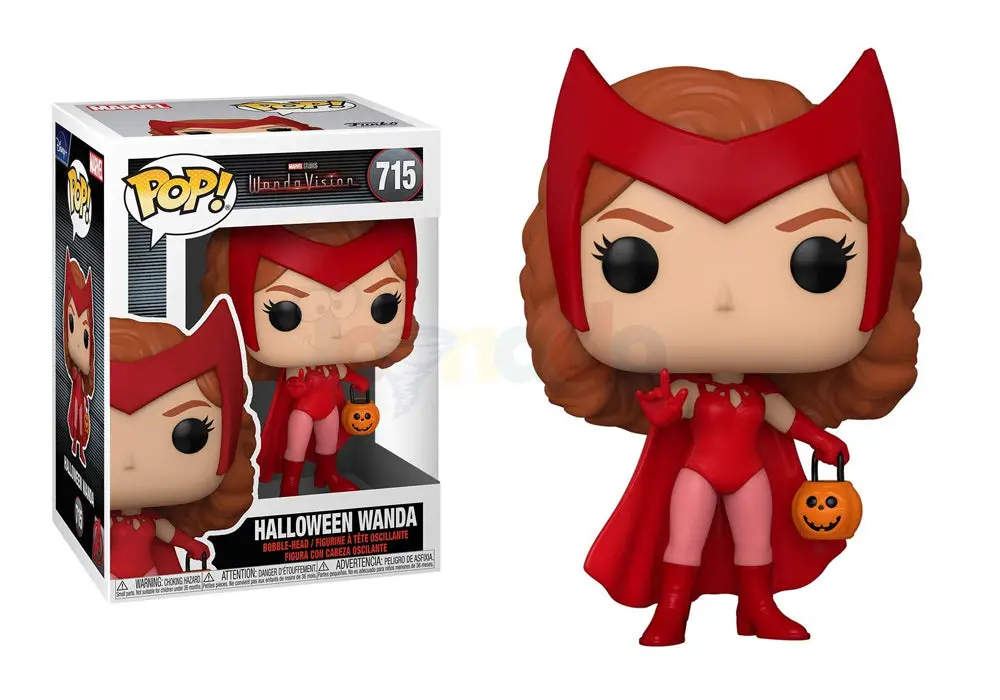 Funko Pop! Marvel #715 - Wandavision - Wanda (Halloween) Vinyl Figure (52044) Low Stock 1