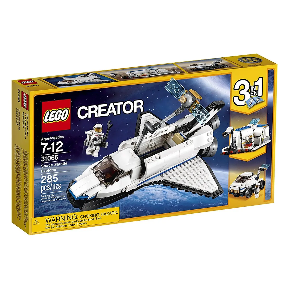 Lego Creator 3-In-1 - Space Shuttle Explorer (31066) Building Toy Retired - Low Stock 1