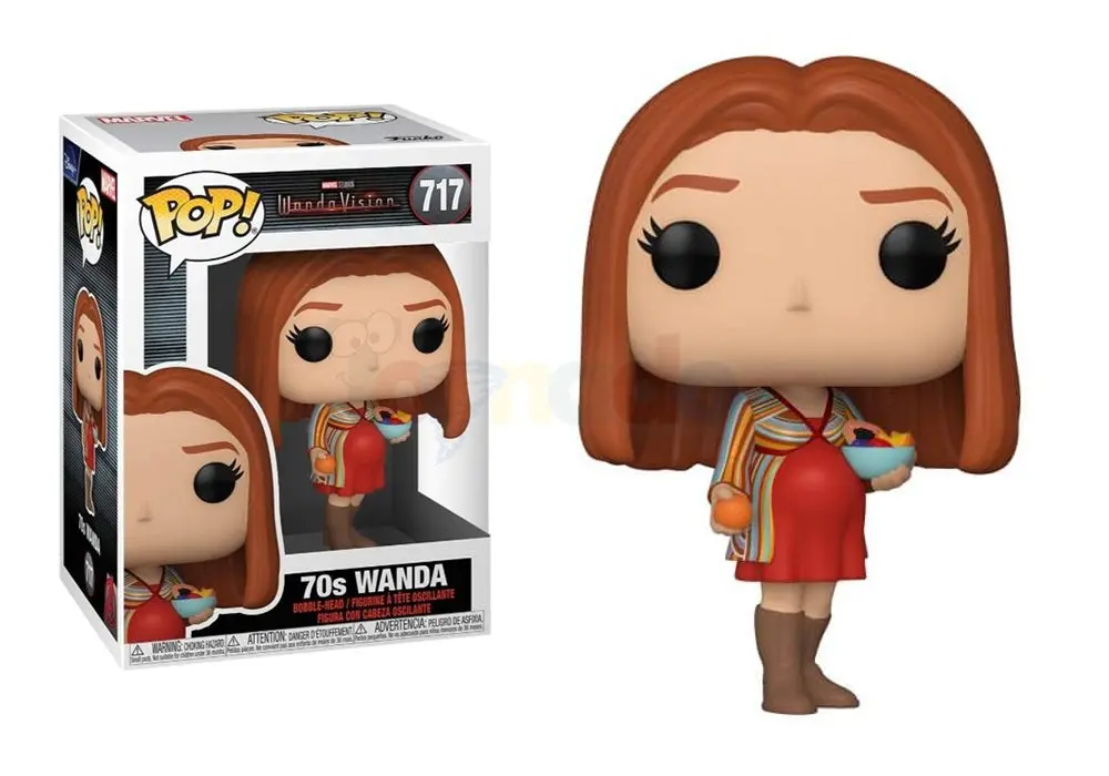 Funko Pop! Marvel #717 - Wandavision - Wanda 70S Vinyl Figure (52046) 1