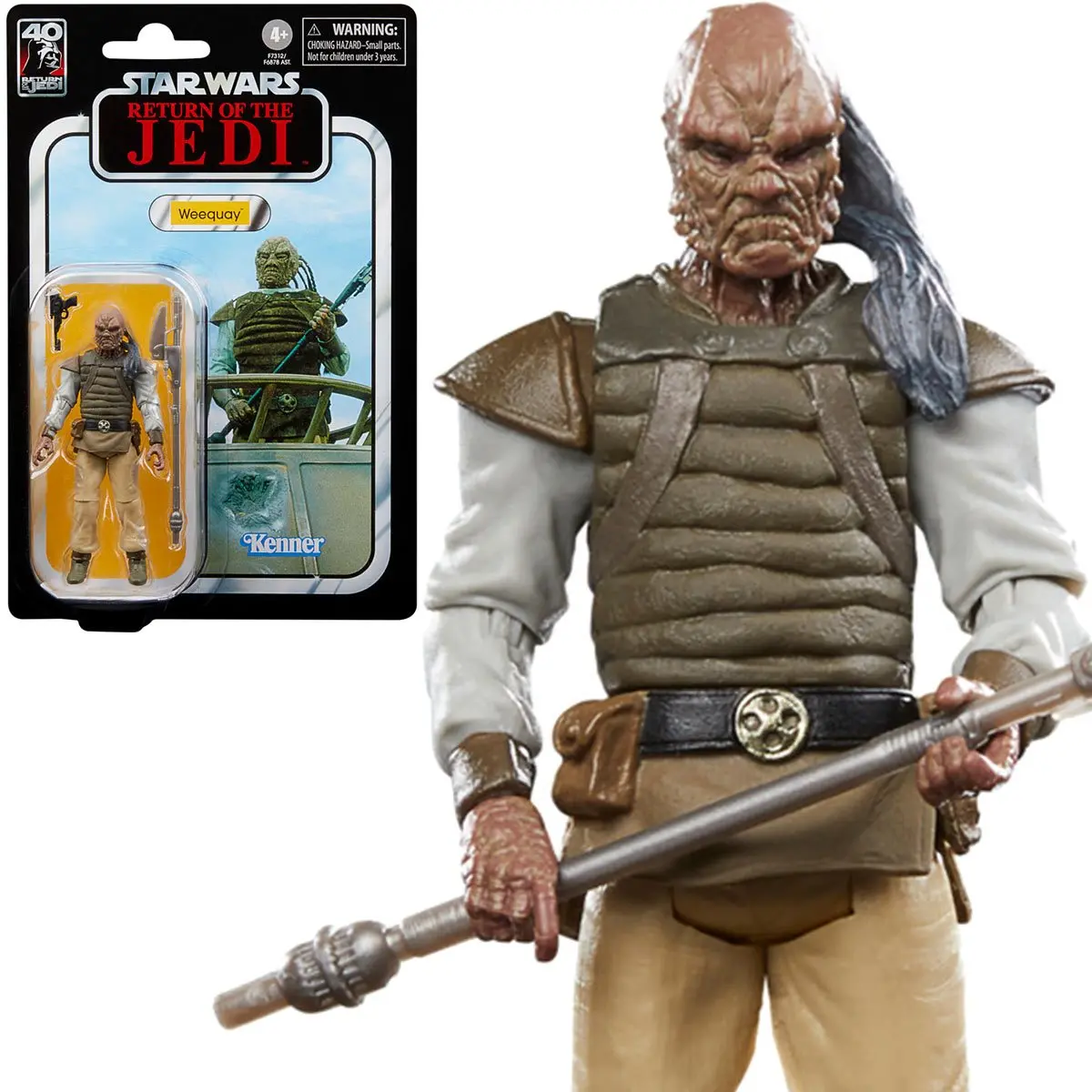 Star Wars: The Vintage Collection Vc107 Return Of The Jedi 40Th - Weequay Action Figure (F7312) Low Stock 1