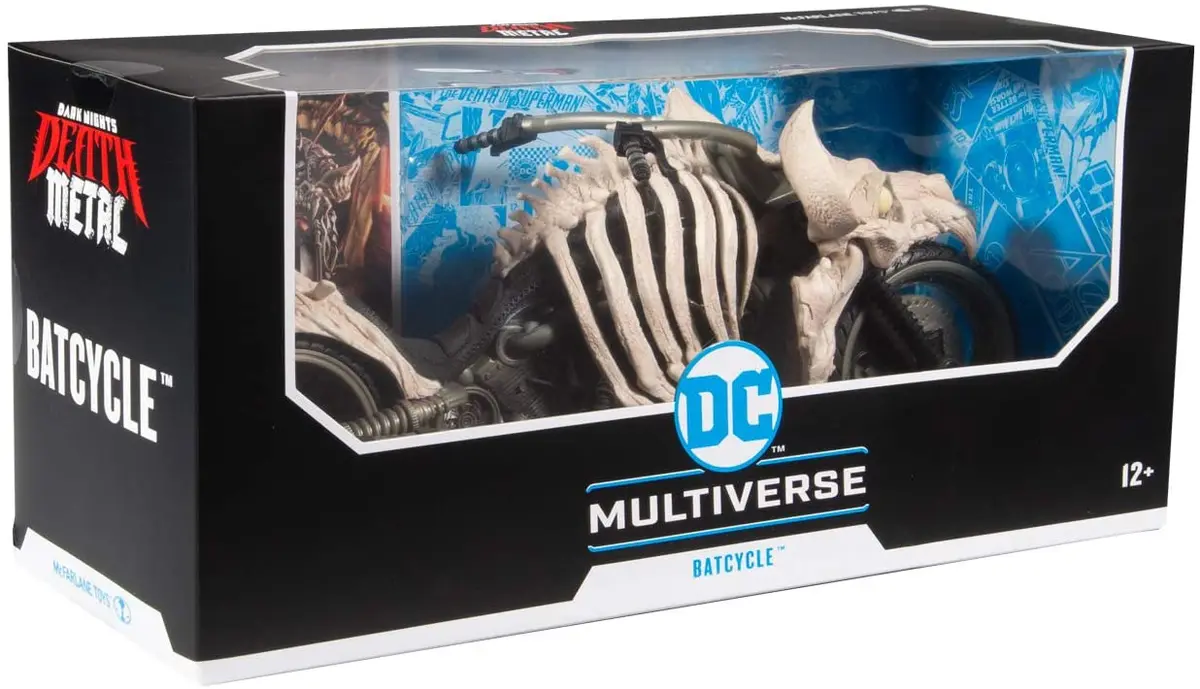 Mcfarlane Toys - Dc Multiverse - Dark Nights: Death Metal Batcycle Action Figure Last One! 1