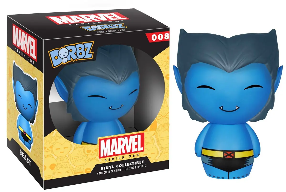 Funko Dorbz - Marvel Series 1 #008 - Beast Vinyl Figure (05949) Last One! 1
