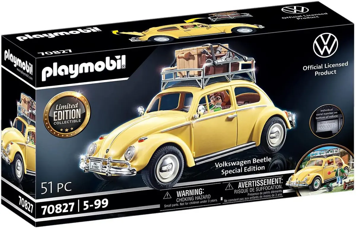 Playmobil - Vw Series - Volkswagon Beetle Special Edition (70827) Play Set Last One! 1