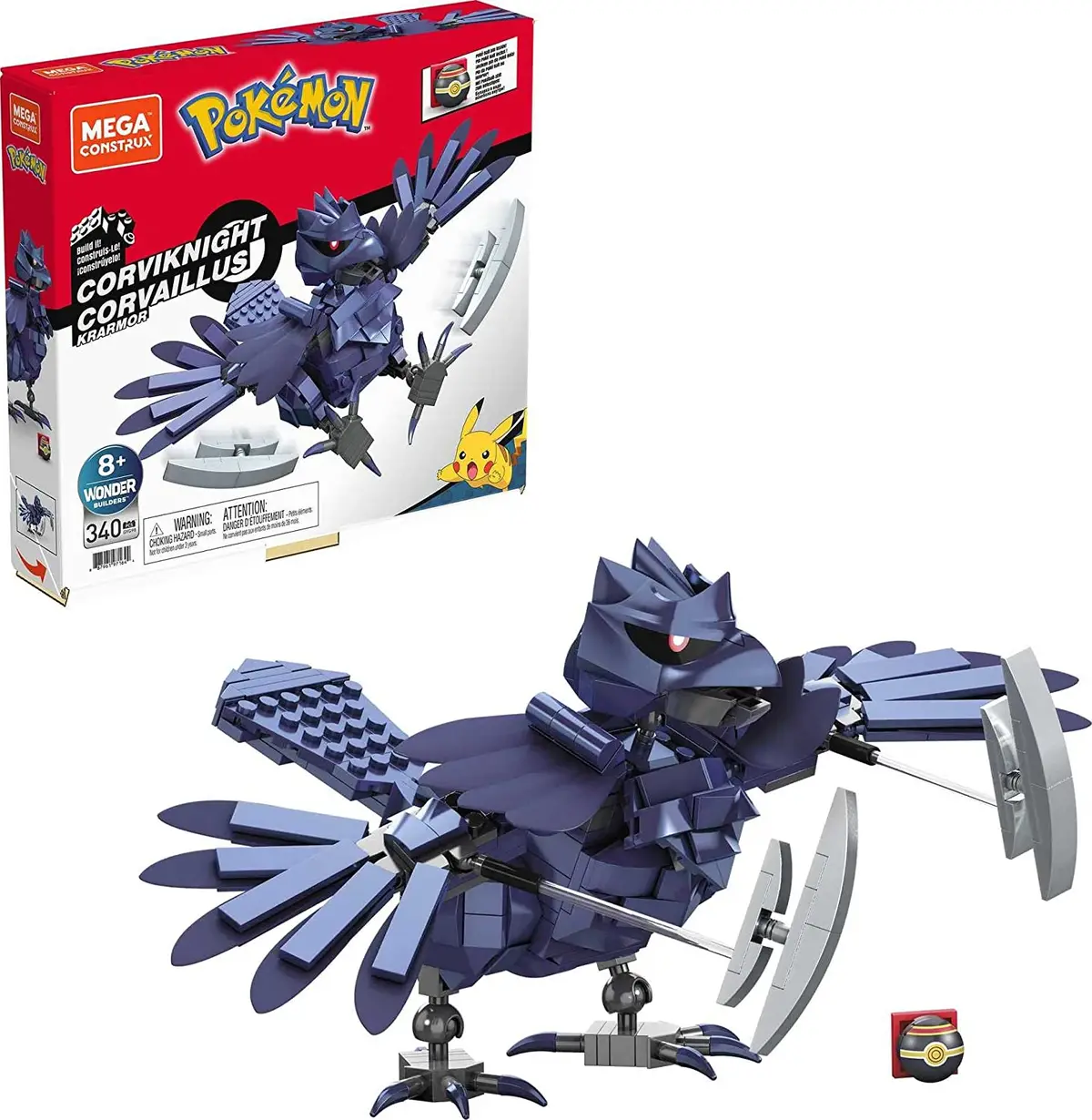 Mega Construx Pokémon - Corviknight (Gyg98) Wonder Builders Set Last One! 1