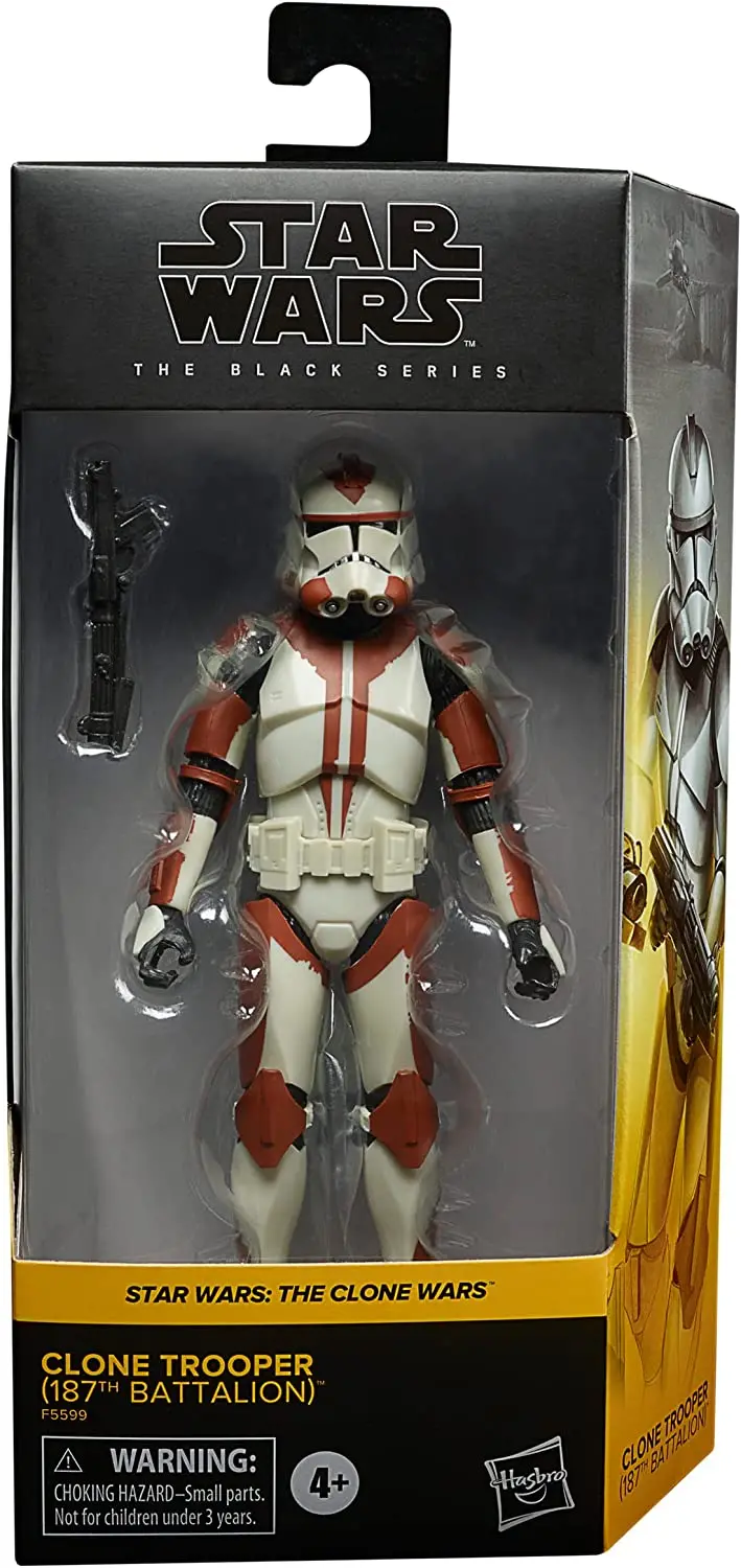 Star Wars: The Black Series - Star Wars: The Clone Wars - Clone Trooper (187Th Battalion) Action Figure (F5599) 1