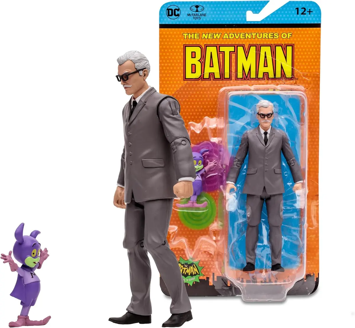 Mcfarlane: Dc Retro - The New Adventures Of Batman - Commissioner Gordon & Bat-Mite Figures (15977) Low Stock 1