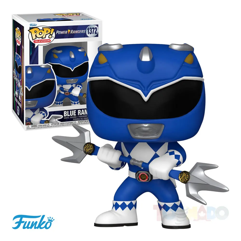Mighty Morphin Power Rangers 30Th Anniversary #1372 - Blue Ranger Pop! Vinyl Figure (72155) 1