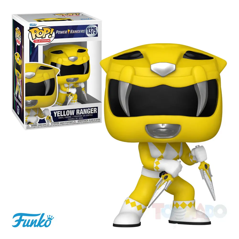 Mighty Morphin Power Rangers 30Th Anniversary #1375 - Yellow Ranger Pop! Vinyl Figure (72158) 1
