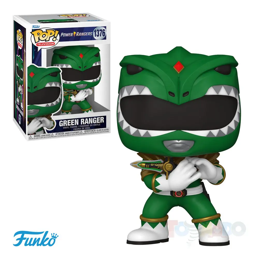 Funko Pop! Television: Mighty Morphin Power Rangers (30Th) #1376 - Green Ranger Vinyl Figure (72202) 1