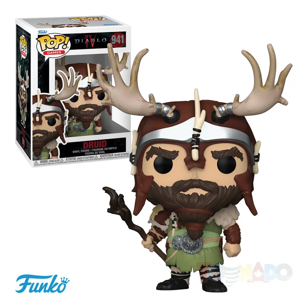 Funko Pop! Games #941 - Diablo Iv - Druid Vinyl Figure (72494) 1