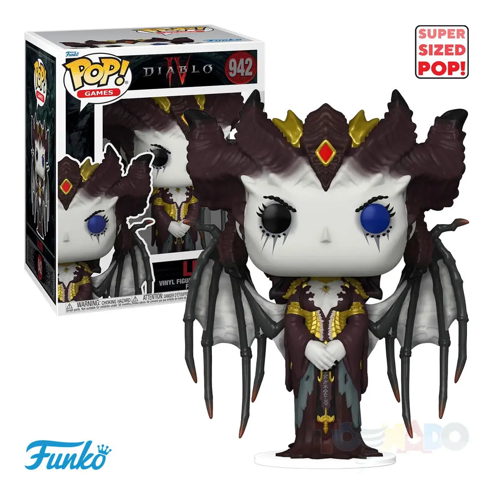 Funko Pop! Games #942 - Diablo Iv - Lilith 6-Inch Super (Deluxe) Vinyl Figure (72498) Low Stock 1