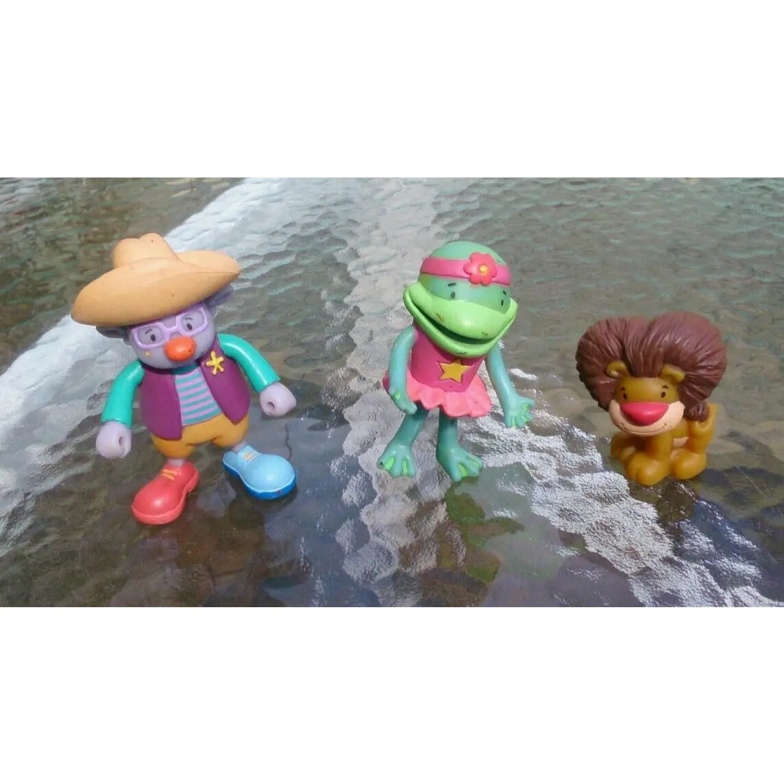 Disneys Jo Jo's Circus Rubber Bendable Pop Rocket Figures Figurines Cake Toppers 1