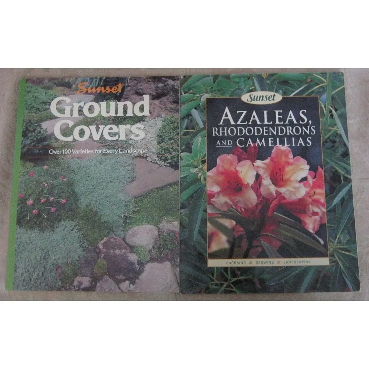 Sunset Gardening Books Ground Covers Azaleas Rhododendrons Camellias Lot Of 2 1