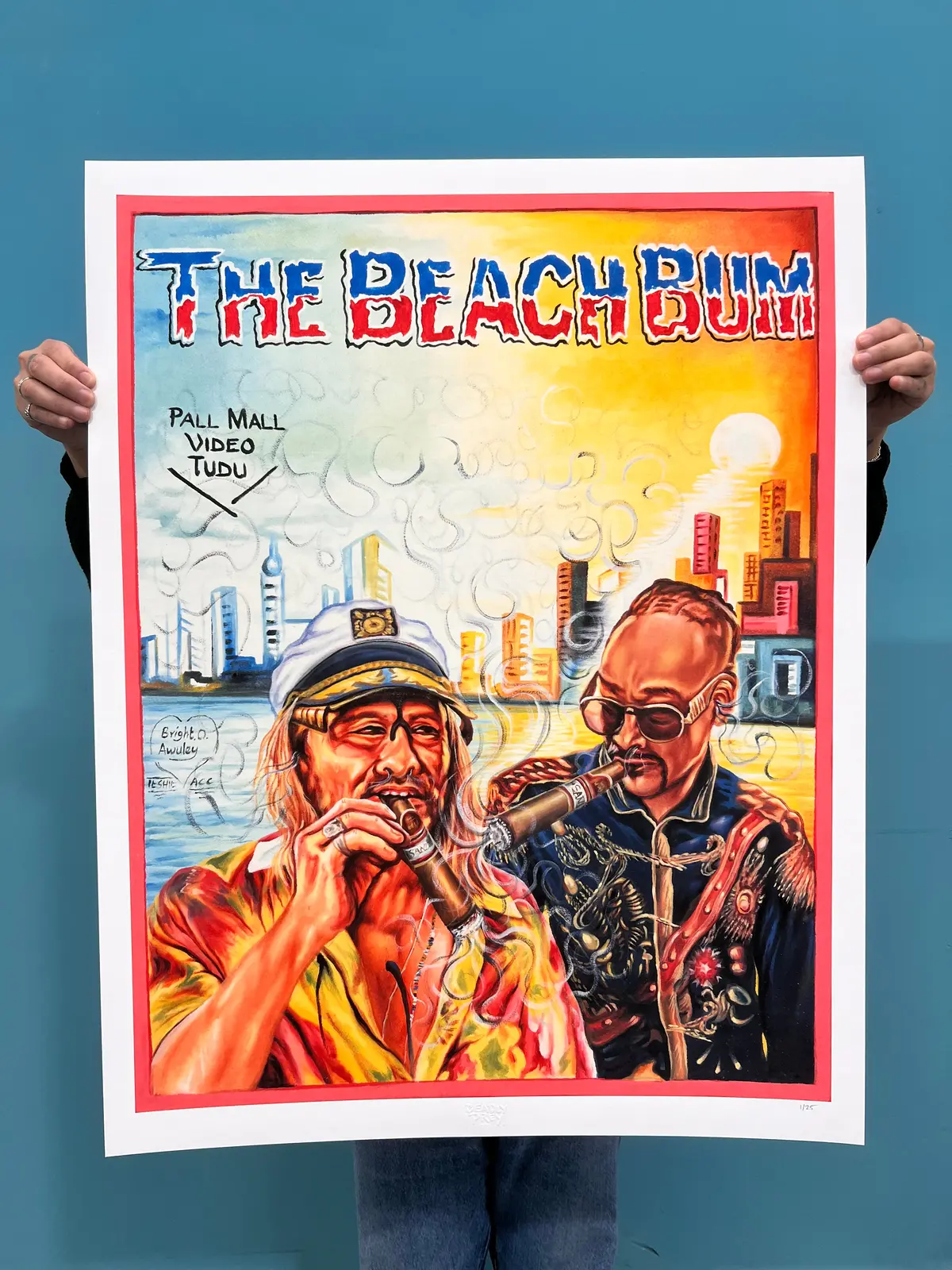 The Beach Bum - Limited Edition Archival Giclée Print From Static Medium By Bright Obeng 1