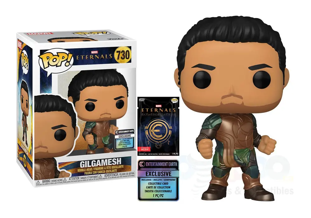 Funko Pop! Marvel #730 - The Eternals - Gilgamesh (Entertainment Earth Exclusive) Vinyl Figure With Collectible Card  Low Stock 1