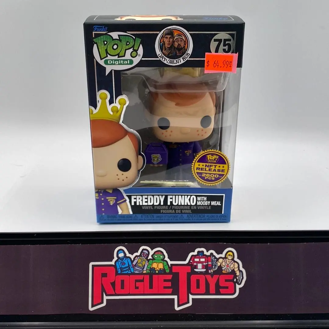 Funko Pop! Digital Jay & Silent Bob Freddy Funko With Mooby Meal (Nft Release 2600 Pcs) 1
