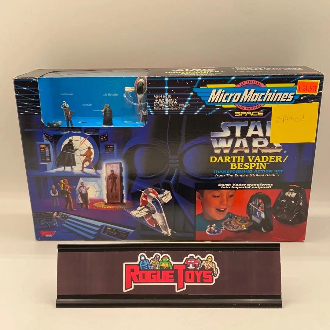 Galoob 1994 Micro Machines Space Star Wars The Empire Strikes Back Darth Vader/Bespin Transforming Action Set 1