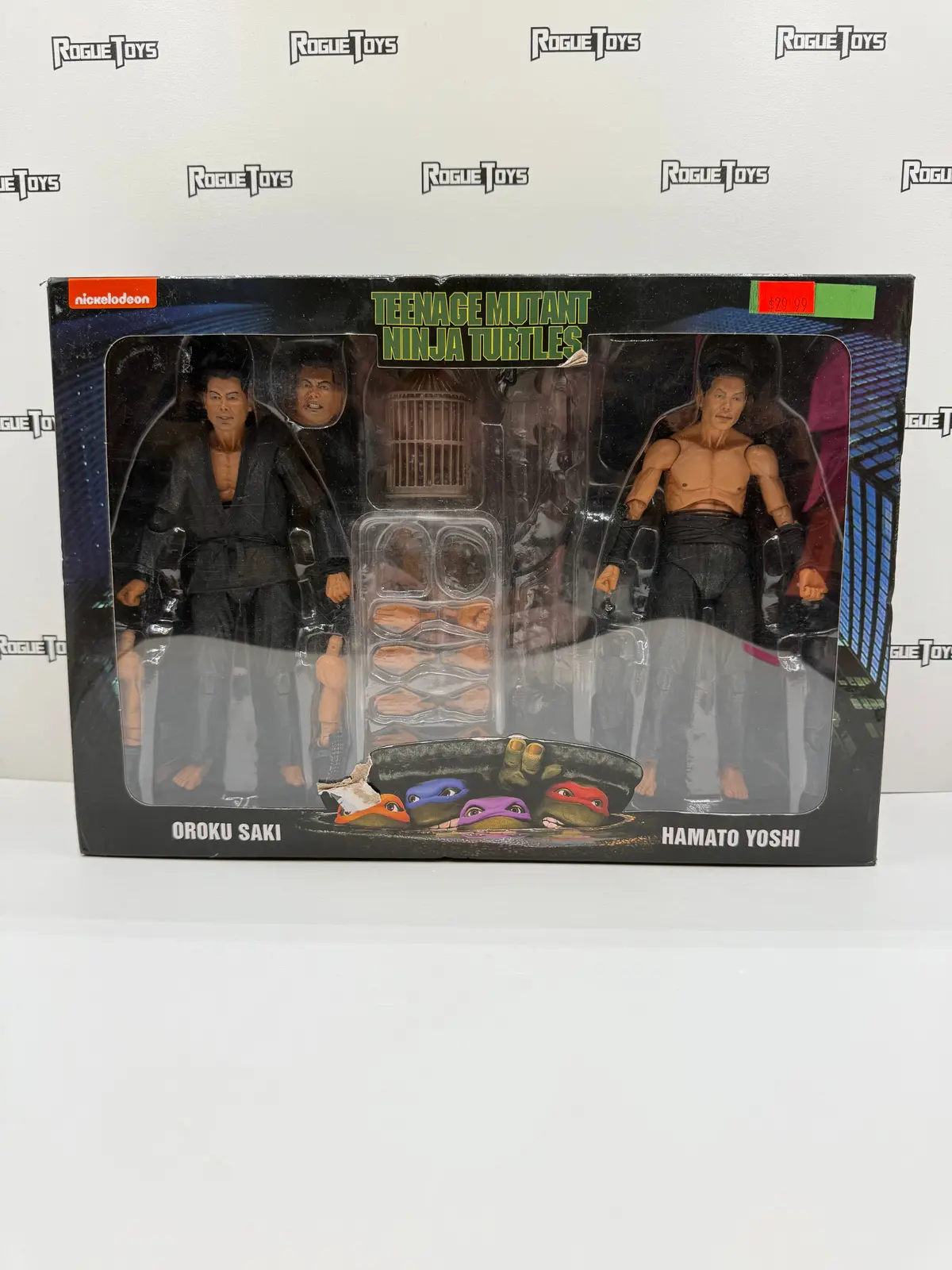 Neca Nickelodeon Teenage Mutant Ninja Turtles Oroku Saki & Hamato Yoshi 1