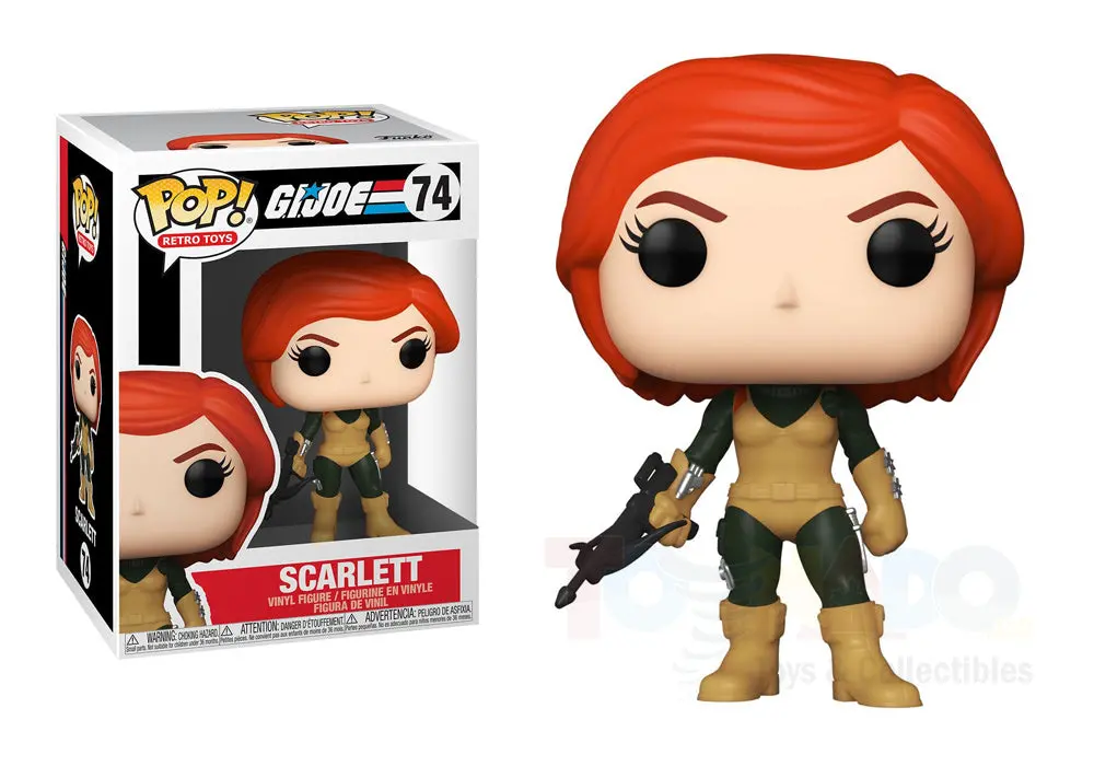 Funko Pop! Retro Toys #74 - G.I. Joe - Scarlett Vinyl Figure 1
