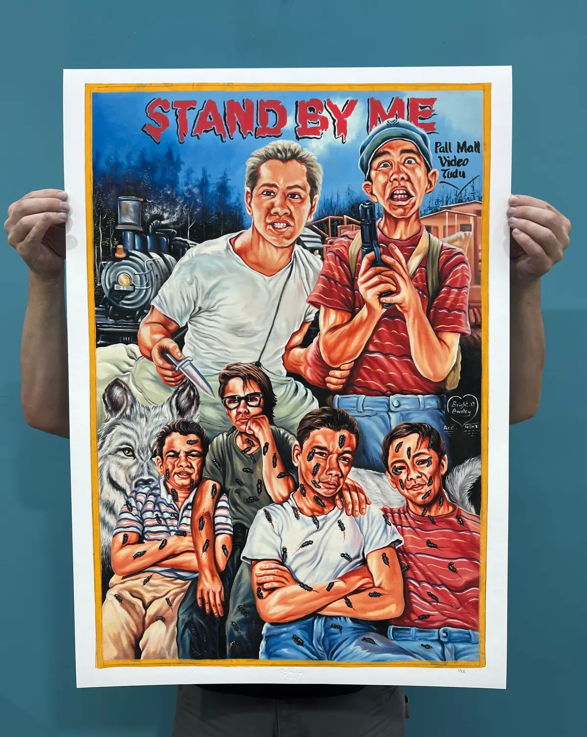 Stand By Me - Limited Edition Archival Giclée Print From Static Medium By Bright Obeng 1