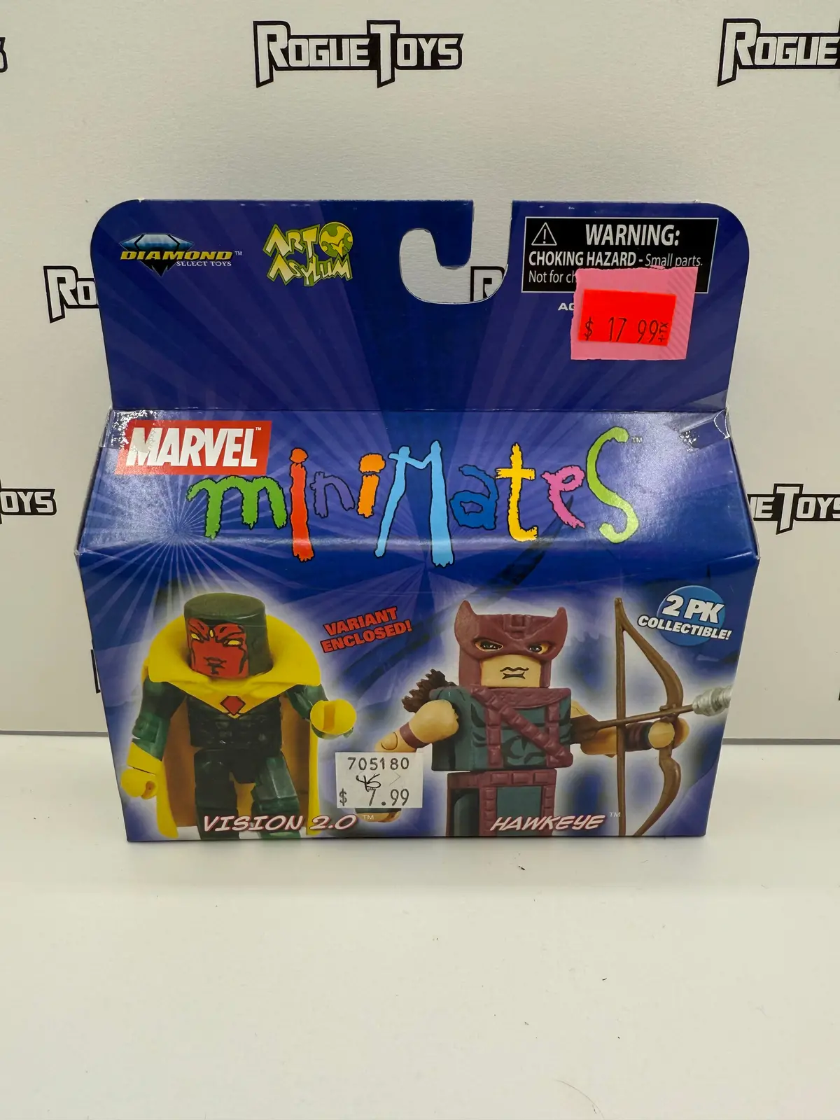 Diamond Select Toys Marvel Minimates Vision 2.0 & Hawkeye Variant 2-Pack 1