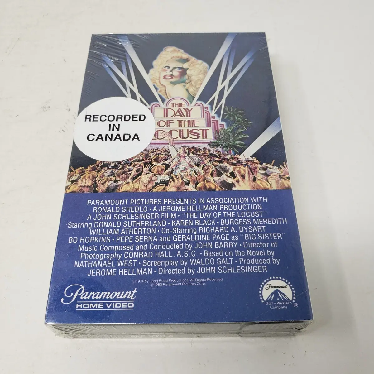 The Day Of The Locust 1983 Betamax Beta Tape Factory Sealed Not Vhs Watermarks 1