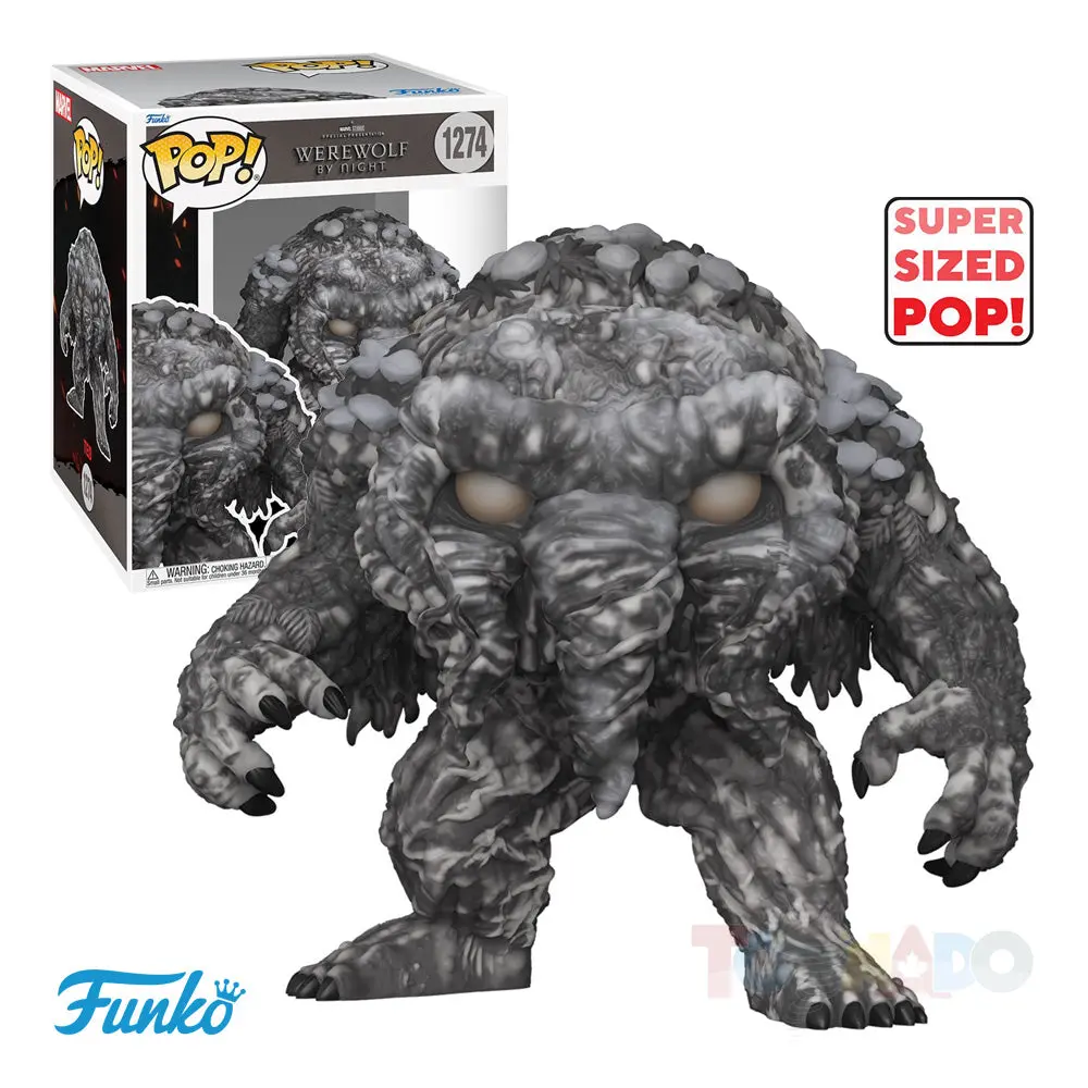 Funko Pop! Marvel #1274 - Werewolf By Night - Ted (Man-Thing) Super Sized Vinyl Figure (74537) 1