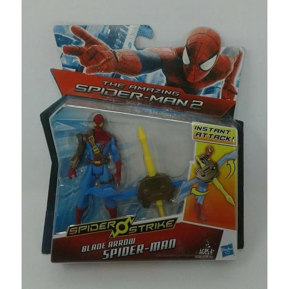 Marvel Spider-Man 2 The Amazing Spider Strike Hero Hasbro Action Figure Nos Nib 1