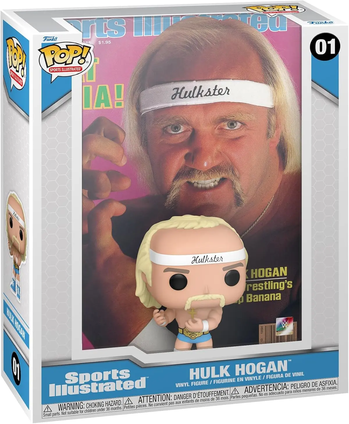 Funko Pop! Sports Illustrated #1 - Wwe - Hulk Hogan Vinyl Figure (75067) Low Stock 1