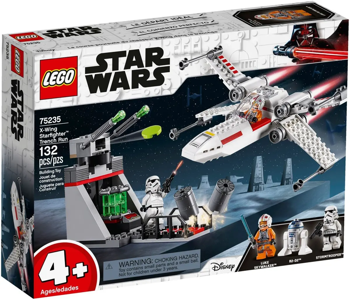 Lego - Star Wars: A New Hope - X-Wing Starfighter Trench Run (75235) Retired Building Toy Low Stock 1