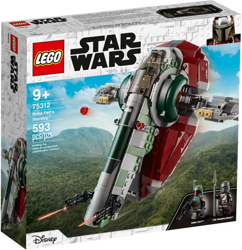 Lego Star Wars - Boba Fett'S Starship Retired Building Toy (75312) Low Stock 1