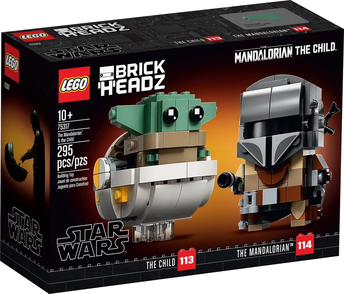 Lego Brickheadz - Star Wars: The Child & The Mandalorian (75317) Retired Building Toy 1