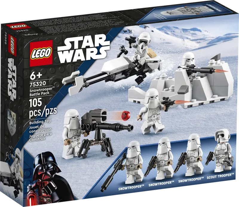 Lego Star Wars - Snowtrooper Battle Pack (75320) Retired Building Toy Low Stock 1