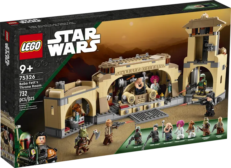 Lego Star Wars - Boba Fett'S Throne Room (75326) Retired Building Toy Last One! 1