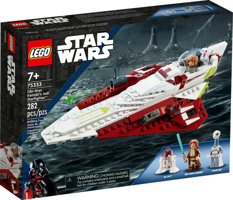 Lego Star Wars - Obi-Wan Kenobi'S Jedi Starfighter Building Toy (75333) Low Stock 1