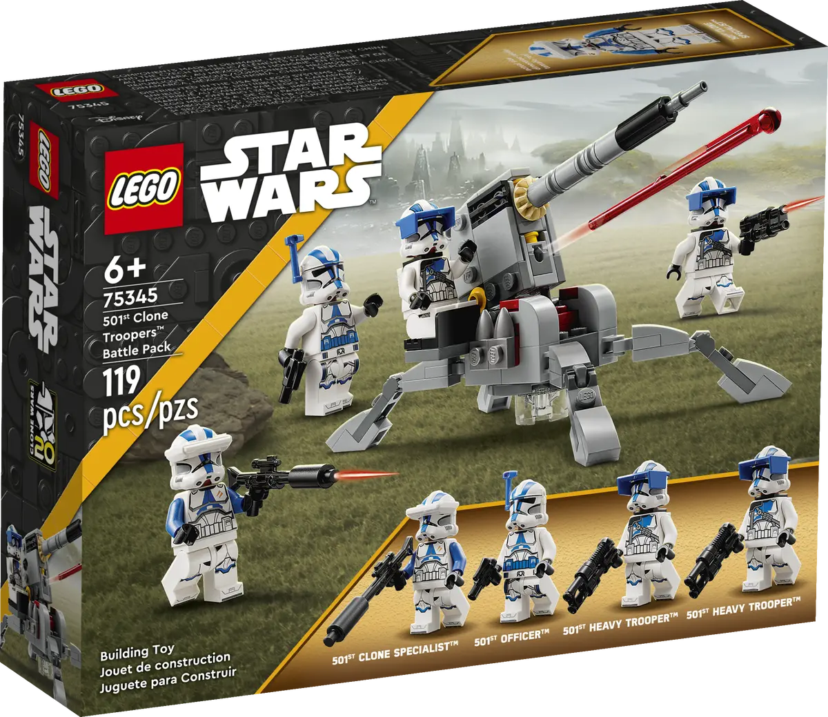 Lego Star Wars - 501St Clone Troopers Battle Pack Building Toy (75345) 1